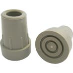 Kruk en stokdoppen per 2 - 22 mm grijs, Diversen, Verpleegmiddelen, Ophalen of Verzenden, Nieuw