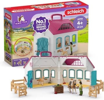 Schleich Mobiele stal 60-delig | Retour deal | 34% korting, Verzenden, Zo goed als nieuw, Jongen of Meisje