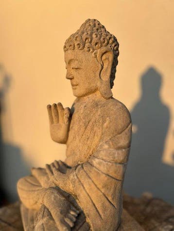 Antica statua del Buddha - sculptuur - Buddha - Indonesië