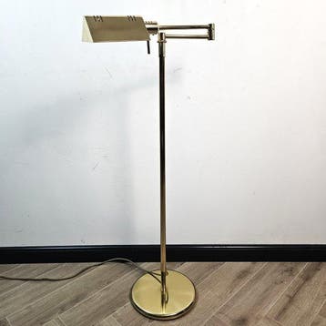 Lampadaire de lecture - réglable en intensité - Laiton -