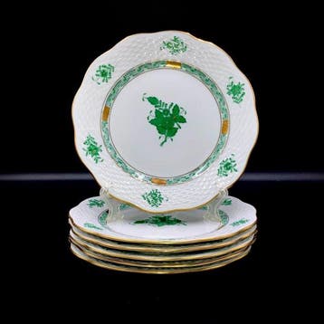 Herend - Exquisite Set of 6 Plates (19 cm) - “Chinese