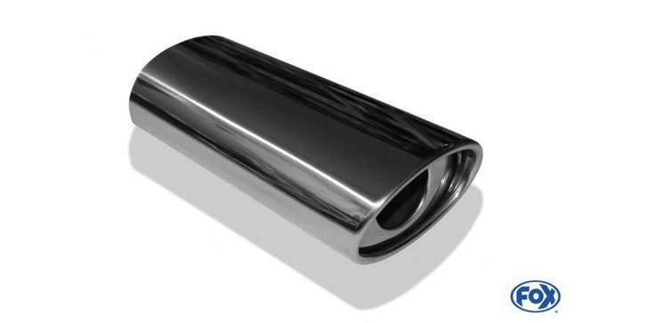 FOX Laspijp type 33 140x90 mm / lengte: 300 mm - ovaal / opg, Autos : Pièces & Accessoires, Systèmes d'échappement, Envoi