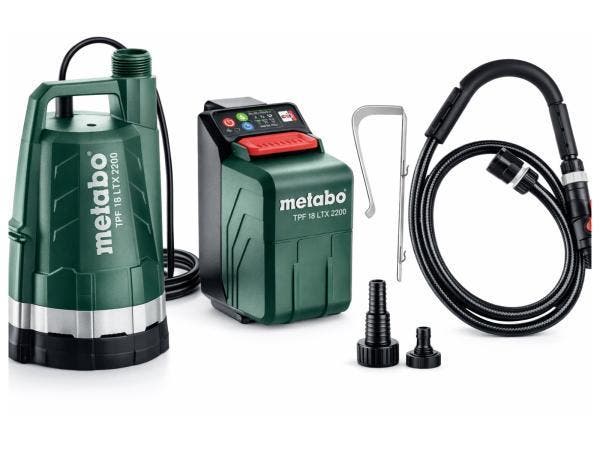 Veiling - Metabo accu dompelpomp body 2,2 bar TPF18LTX2200, Jardin & Terrasse, Pompes à eau