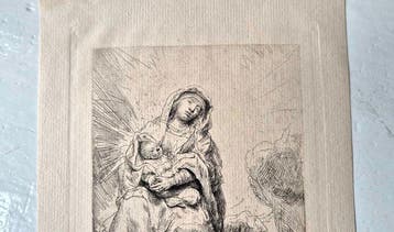 Rembrandt van Rijn (1606–1669) , after - Maagd met kind in