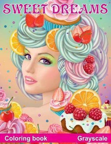 Fantasy Grayscale Books- Sweet dreams. Coloring Book., Verzenden, Gelezen, Alena Lazareva