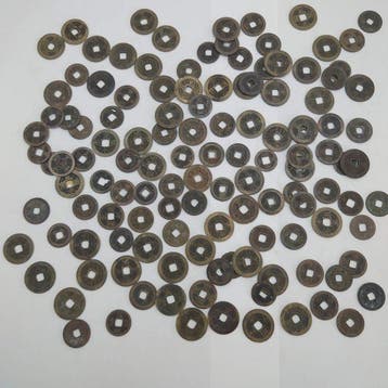 Japan. Cash coin Edo Period, Lot of 500g coins (Zonder