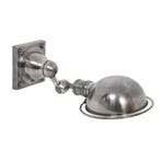 Wandlampen Messing Leeslamp Canberra Antiek Zilver, Verzenden