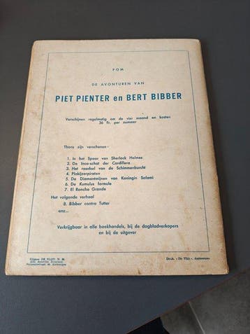 Piet Pienter en Bert Bibber 7 - El Rancho Grande - 1 Comic -, Nieuw