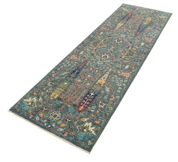 Designer tapijt - Lebensbaum - Meesterwerk - Loper - 249 cm, Nieuw