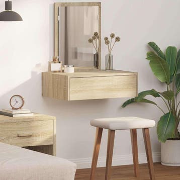 vidaXL Kaptafel Bruin 60 x 40 x 70 cm Bewerkt hout, Verzenden, Nieuw