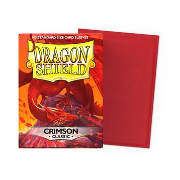 Dragon Shield Classic Sleeves Standard Size Crimson (100x), Ophalen of Verzenden, Nieuw