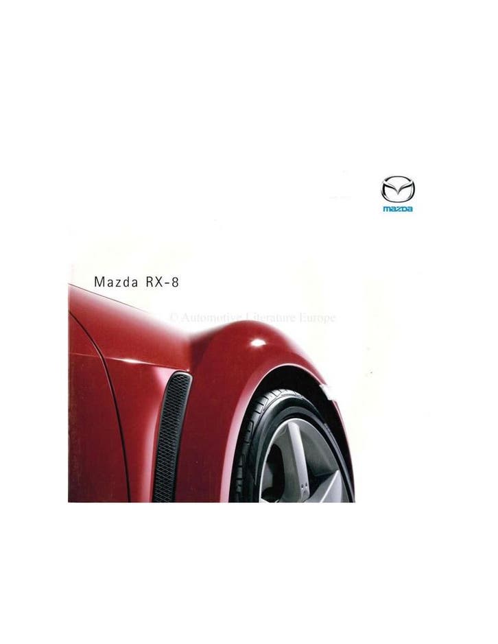 2003 MAZDA RX-8 BROCHURE DUITS, Livres, Autos | Brochures & Magazines