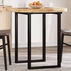 vidaXL Tafelblad rond Ø 80x4 cm massief acaciahout, Verzenden, Nieuw