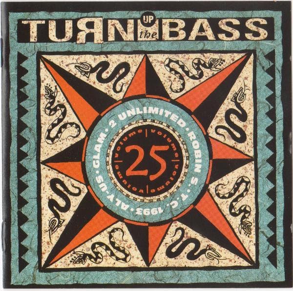 Various - Turn Up The Bass Volume 25 (CD, 1993), Cd's en Dvd's, Cd's | Dance en House, Gebruikt, Verzenden