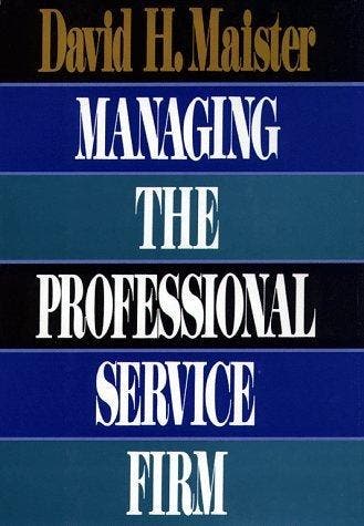 Managing the Professional Service Firm 9780029197820, Boeken, Taal | Engels, Gelezen, Verzenden