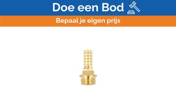 Bieden: Maestrini Brass Hose Tail Fitting 3/4inch -16 x 16m, Ophalen of Verzenden, Nieuw