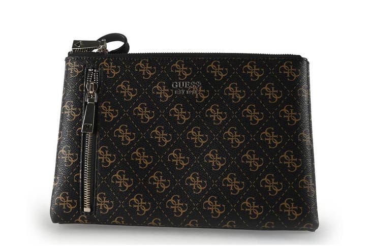 Guess Schoudertas Bruin, Handtassen en Accessoires, Tassen | Damestassen, Bruin, Zo goed als nieuw, Verzenden