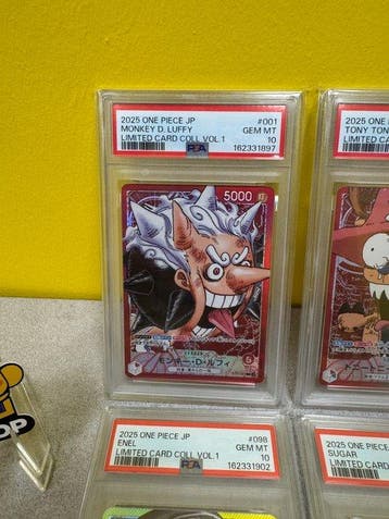 One Piece - 6 Graded card - PSA 10 SEQUENZIALI BASE SHOP, Nieuw