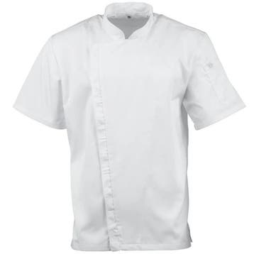 Koksbuis | CANNES | Polyester/Katoen | Wit | Korte Mouw |, Verzenden