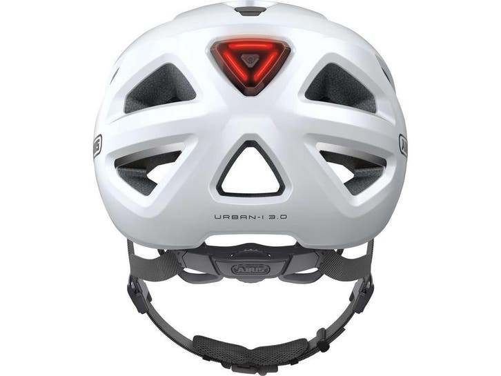 Abus Urban-I 3.0 - Fietshelm - Polar White - S (51 - 55 cm), Fietsen en Brommers, Fietsaccessoires | Fietsstoeltjes, Zo goed als nieuw