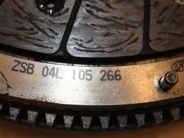 Dubbele massa vliegwiel Volkswagen Passat O120598