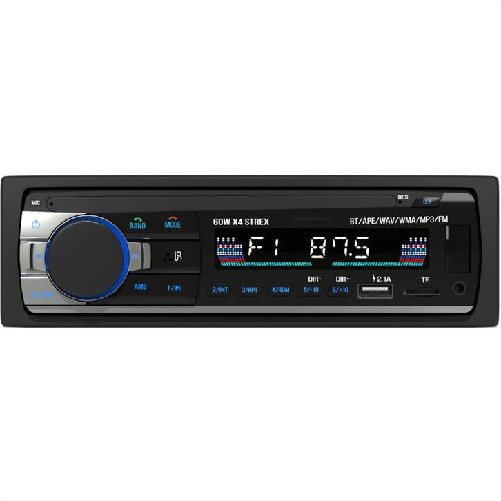 Strex Autoradio met Bluetooth voor alle autos, Auto diversen, Autoradio's, Nieuw, Verzenden