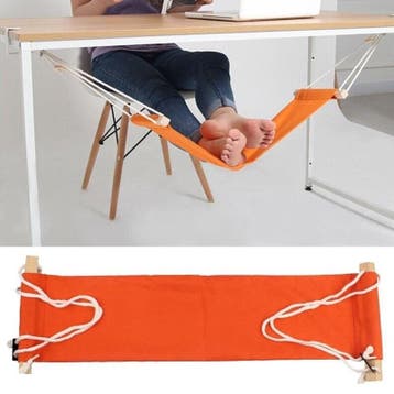 Voeten Hangmat Bureau - Oranje Voetensteun - Voetenhangmat, Verzenden, Nieuw