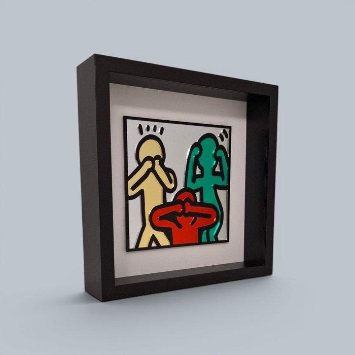 Baylee - Keith Haring Mirror edition, Antiek en Kunst, Kunst | Schilderijen | Modern