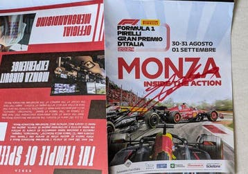 Gp Monza 2024 - Charle Leclerc - 2024 - Brochure