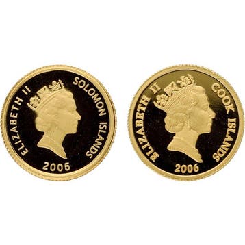 Salomonseilanden, Cookeilanden. 10 Dollars 2005/2006 -