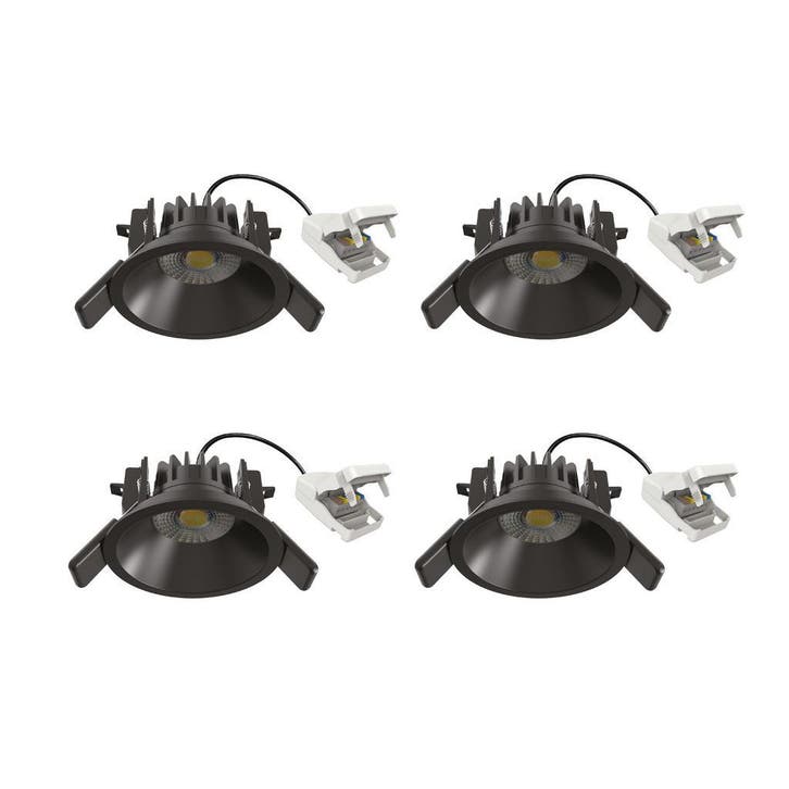 Spots inbouw Set van 4 Ivar Inbouwspot Wit Binnenverlichting, Maison & Meubles, Lampes | Autre, Envoi