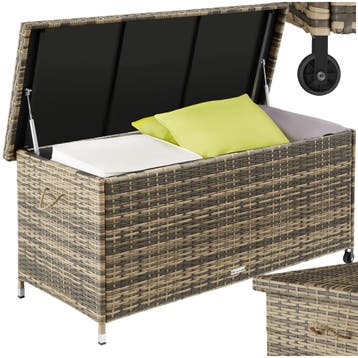 Wicker opbergbox Kiruna met kunststof gaas, Verzenden
