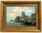 Gerardus Johannes Delfgaauw (1882-1947) - Wijnhaven,, Antiek en Kunst, Kunst | Schilderijen | Klassiek