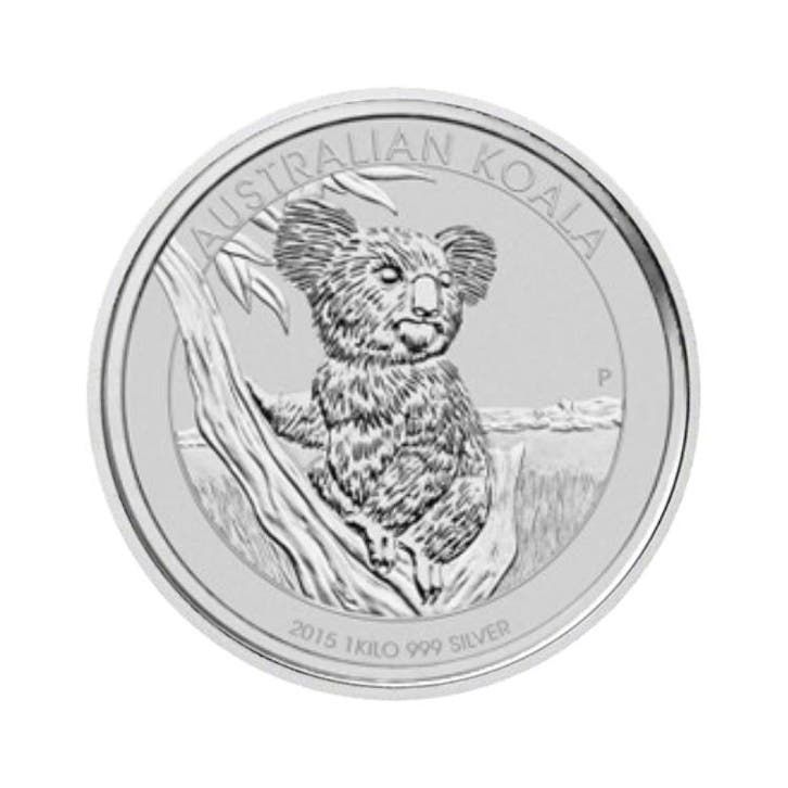 1 kilo zilveren Koala munt 2015, Timbres & Monnaies, Métaux nobles & Lingots