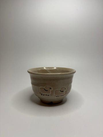 Chawan de style Ko-Hagi japonais par Furen () – Motif