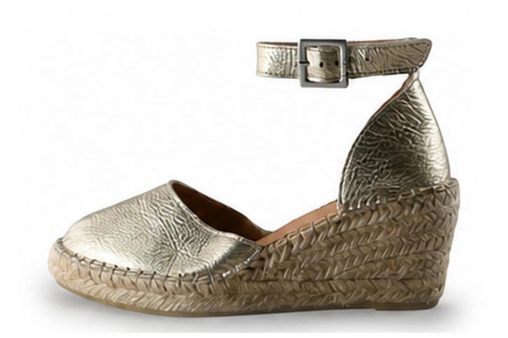 Manfield Espadrilles in maat 38 Goud, Kleding | Dames, Schoenen, Overige kleuren, Zo goed als nieuw, Espadrilles, Verzenden