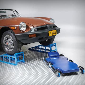 Datona Combivoordeel: oprijbokken XXL + garage ligkar -, Motoren, Ophalen of Verzenden, Nieuw
