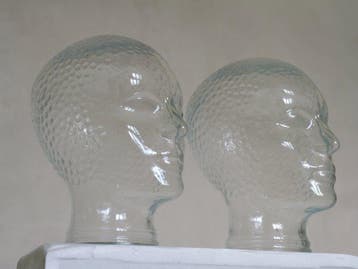 Mannequin - Para vintage szklanych gów manekinów – szko, Antiquités & Art