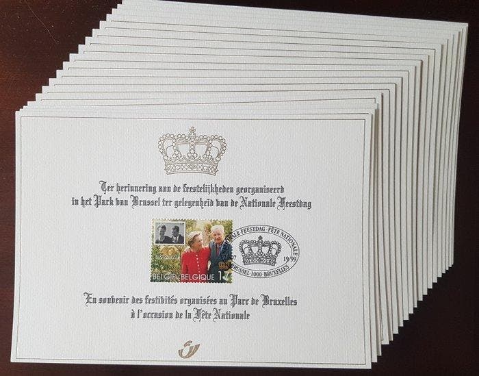 België 1999/2002 - lot Koninklijk Huwelijk en prinses, Postzegels en Munten, Postzegels | Europa | België