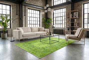 Vert vintage - Tapis - 295 cm - 180 cm - avec certificat, Nieuw