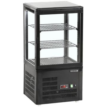 Koelvitrine | UPD | 60L | Zwart | +2°C/+12°C | Geforceerd |, Verzenden, Nieuw in verpakking