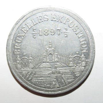 België. Medal Jeton calendrier 1897 (Zonder minimumprijs)