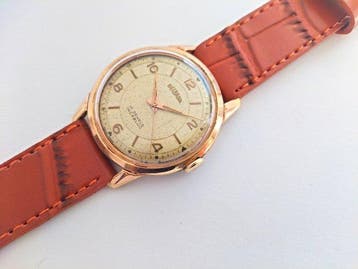Delbana - mens gold plated Swiss - Sans prix de réserve -