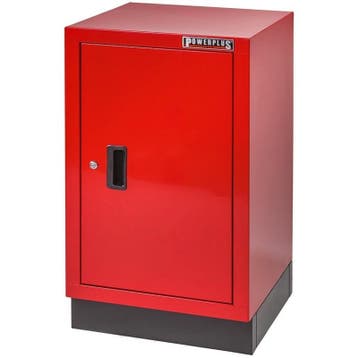 Werkplaatskast rood met zwarte voet 48 x 46 x 84,4 cm met 1, Doe-het-zelf en Bouw, Ophalen of Verzenden, Nieuw