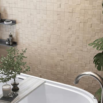Wandtegel Beige 30x90cm (Muurtegels, Muur- en plafondtegels), Ophalen of Verzenden, Wandtegels