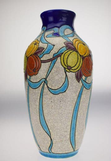 Keramis Boch - Charles Catteau - Vase - D.745 - Céramique, Antiek en Kunst