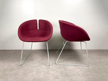 Moroso - Patricia Urquiola - Fauteuil - fjord - Staal,