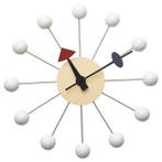 Wandklok Ball Klok wit, Verzenden, Nieuw