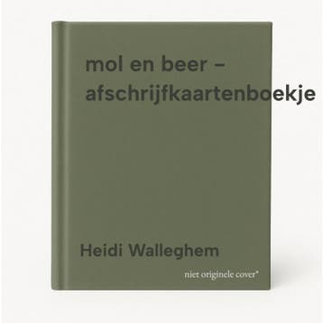 mol en beer - afschrijfkaartenboekje 9789086616343, Boeken, Verzenden, Zo goed als nieuw, Heidi Walleghem