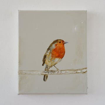 Matthieu van Riel - Roodborstje, Antiek en Kunst